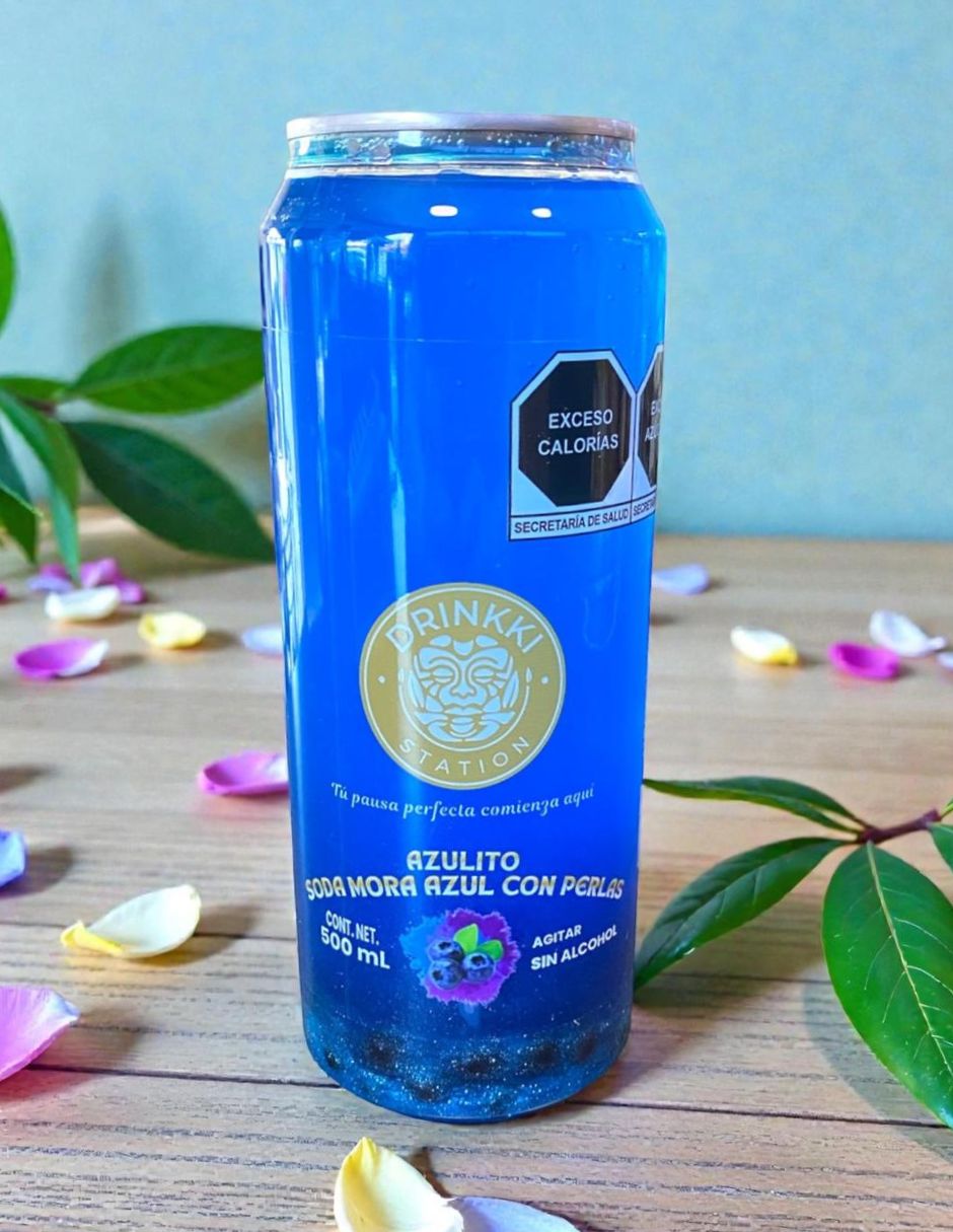 Jugo espumoso Drinkki Station Tu Pausa Perfecta Comienza Aquí sabor frutal 5