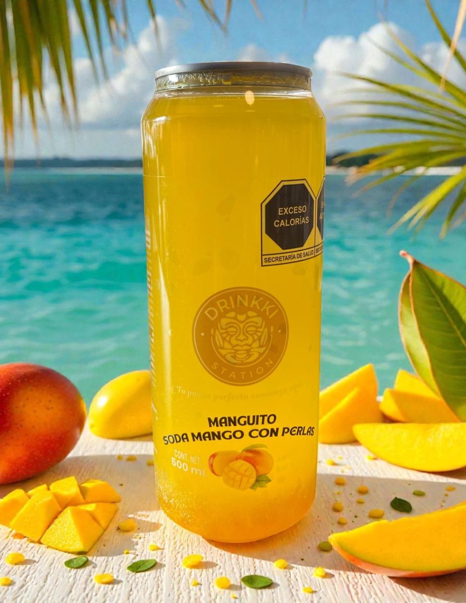 Jugo espumoso Drinkki Station Tu Pausa Perfecta Comienza Aquí sabor frutal 2