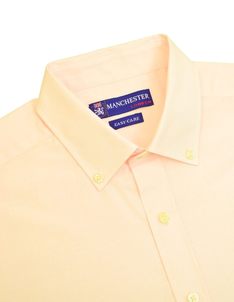 Camisa casual manchester manga corta para hombre 5