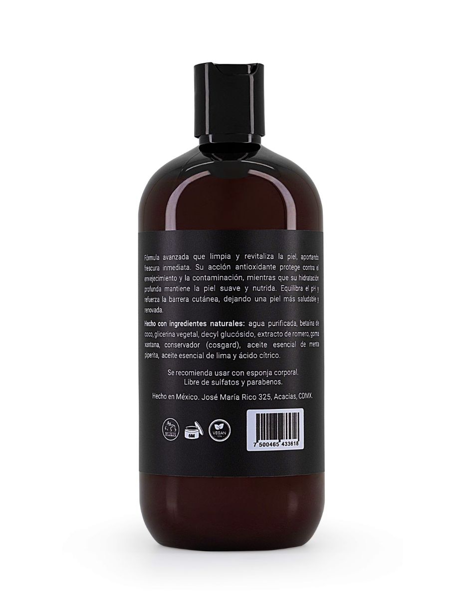 Jabón corporal Noryn Men Body Wash Menta y Lima 480 ml Noryn 6