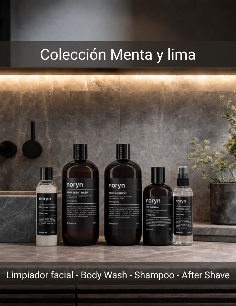 Jabón corporal Noryn Men Body Wash Menta y Lima 480 ml Noryn 2
