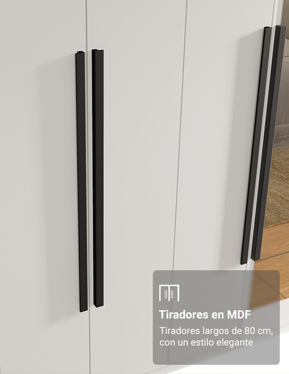 Ropero armable Madesa 1107K52E4GL2 de MDP 2