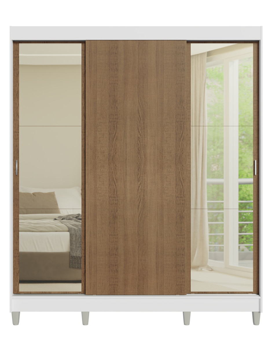 Ropero armable MADESA 10959B2ECP de MDP Ropero armable MADESA 10959B2ECP de MDP