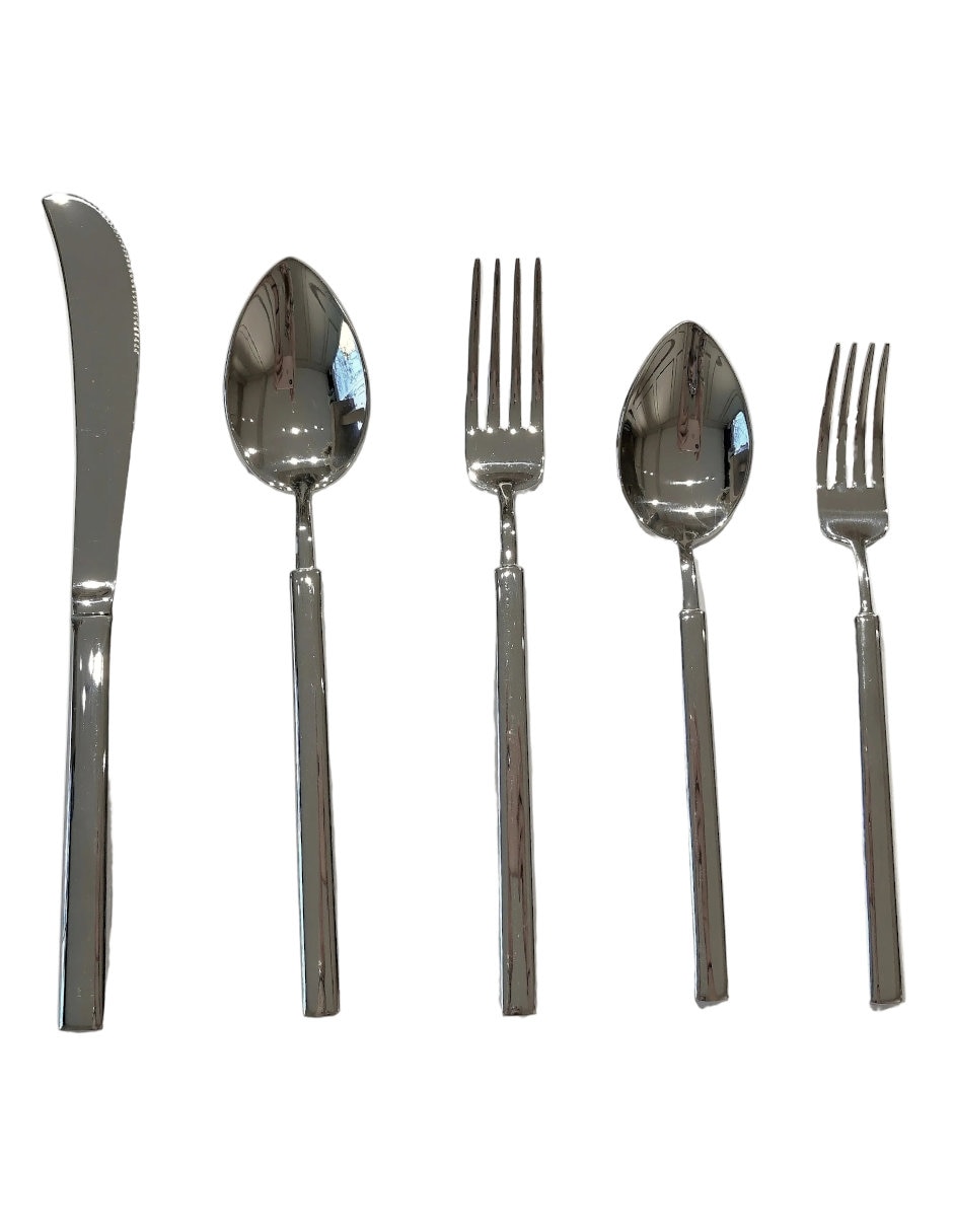 Set cubiertos de acero inoxidable 5 piezas Set cubiertos de acero inoxidable 5 piezas