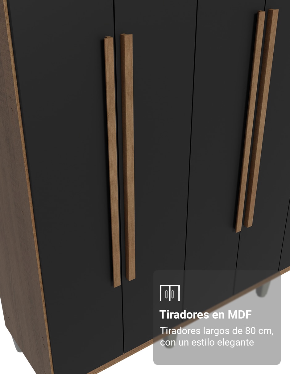 Ropero armable MADESA 1107C14GL3CP de MDP 4
