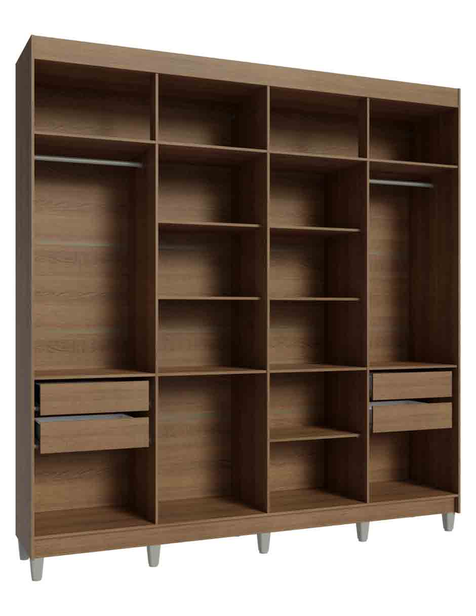 Ropero armable MADESA 11075ZCL4GL1CP de MDP 8