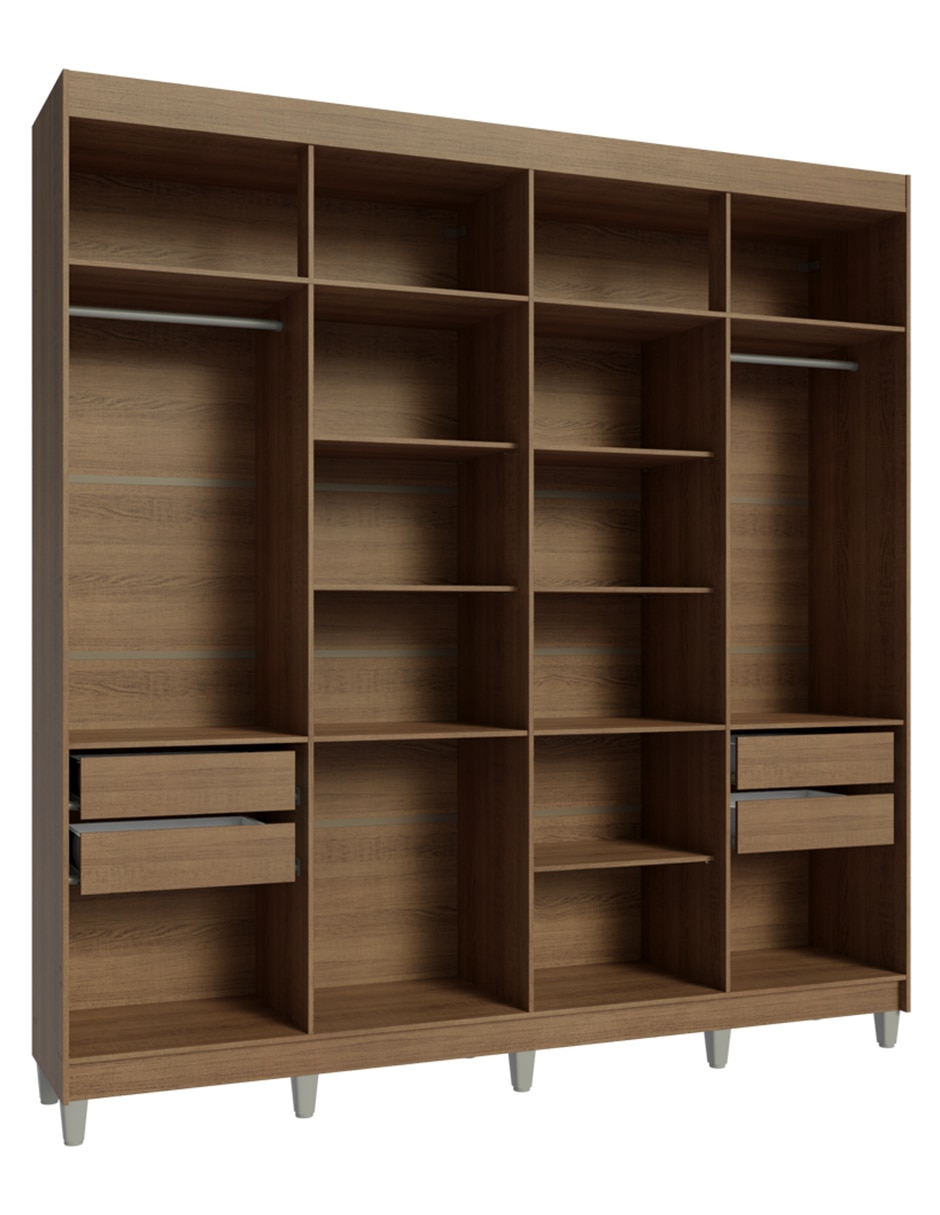 Ropero armable MADESA 1107C12E4GL1CP de MDP 4