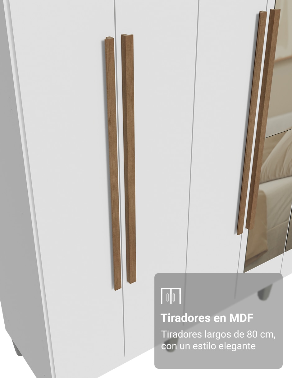 Ropero armable MADESA 1107J52E4GL1CP de MDP 2