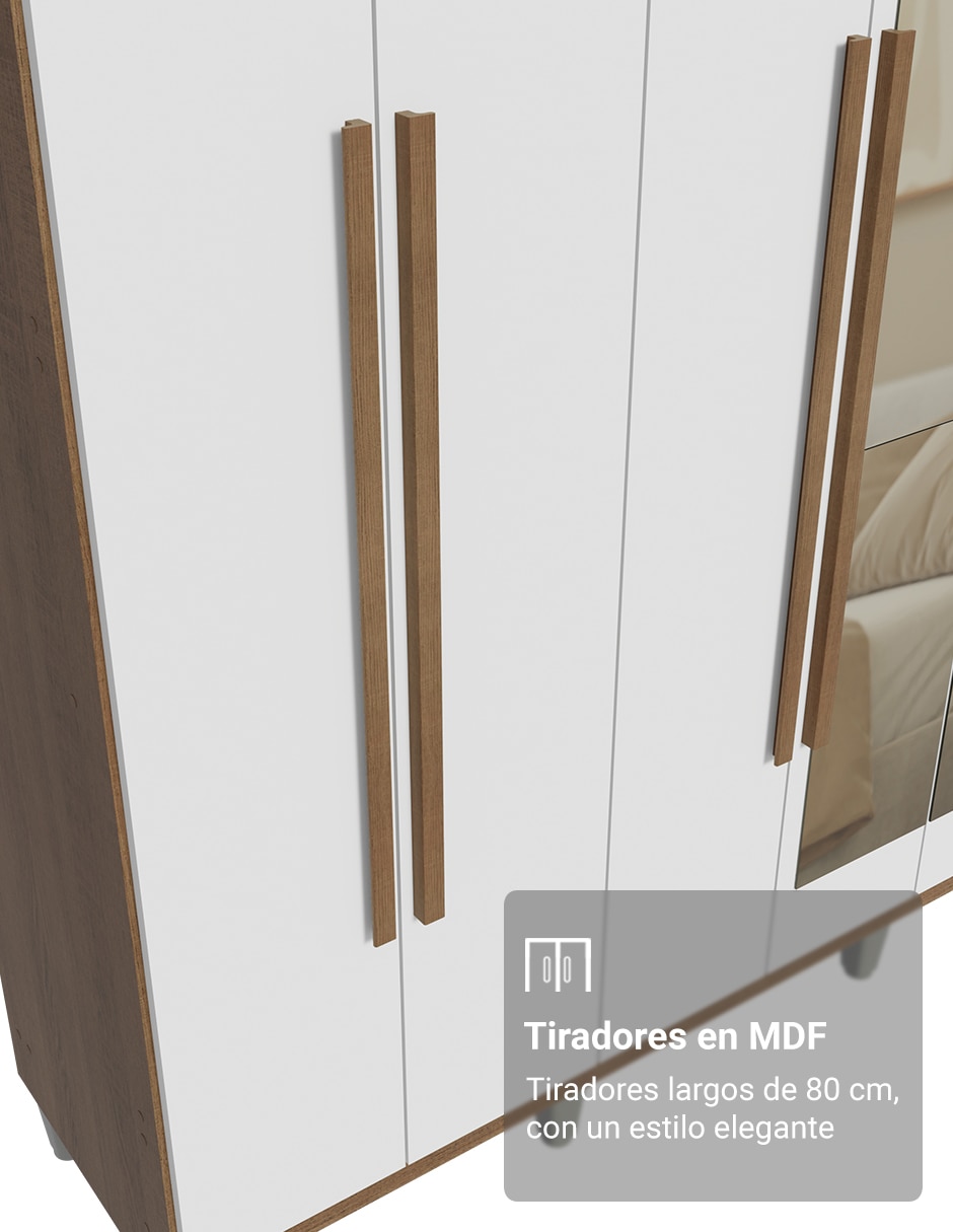 Ropero armable Madesa 1107J32E4GL1CP de MDP 3