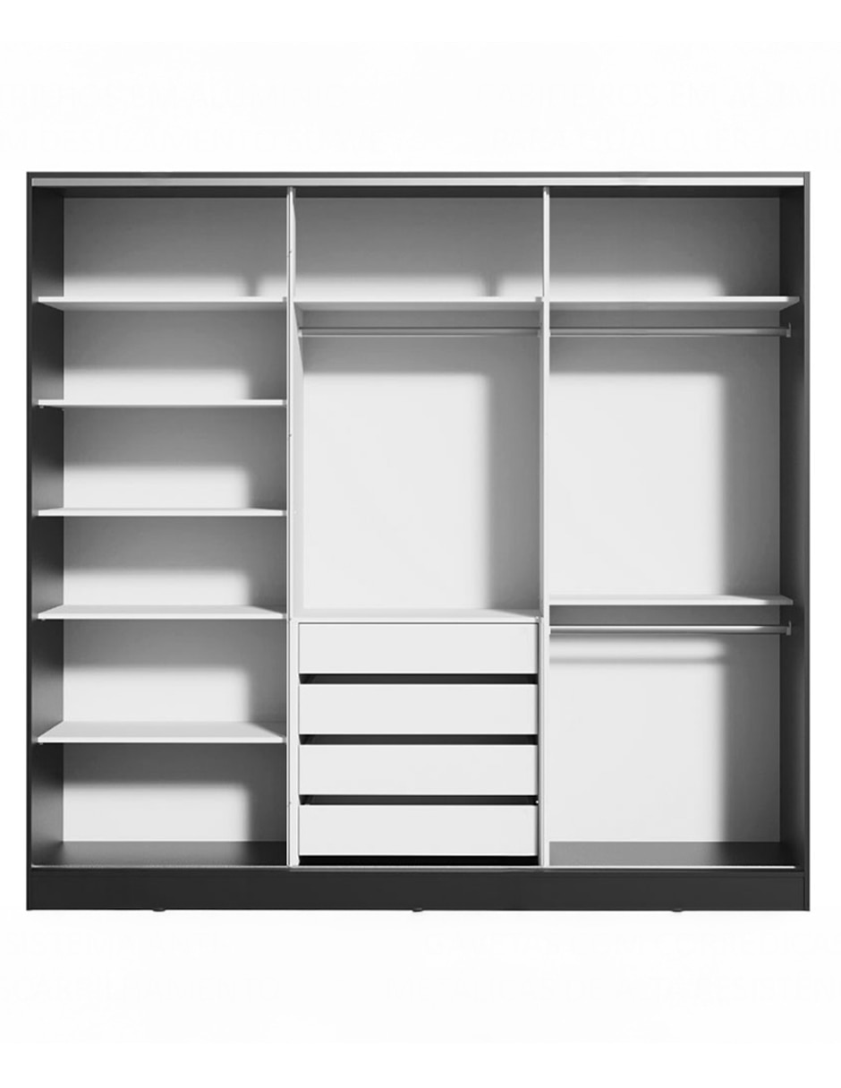 Ropero armable Madesa 10638N2E de MDF 3