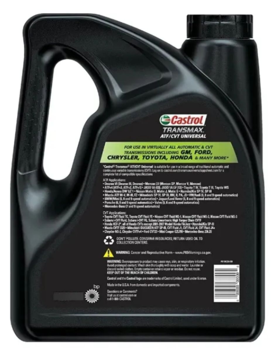 Aceite para transmisión automática Castrol para automóvil 3.78 L 3
