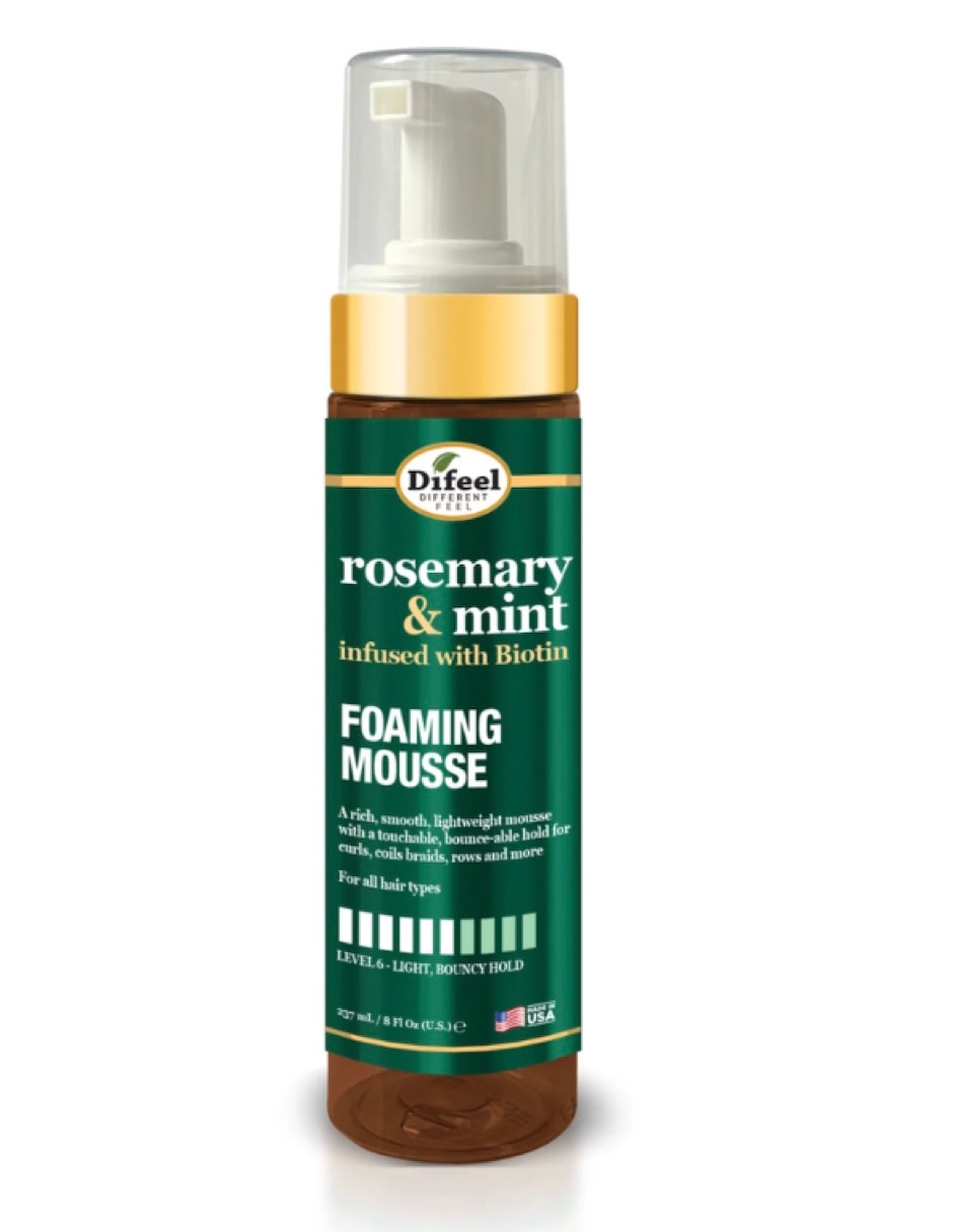 Mousse para cabello todo tipo mousse difeel rosemary mint 237 ml difeel antifrizz