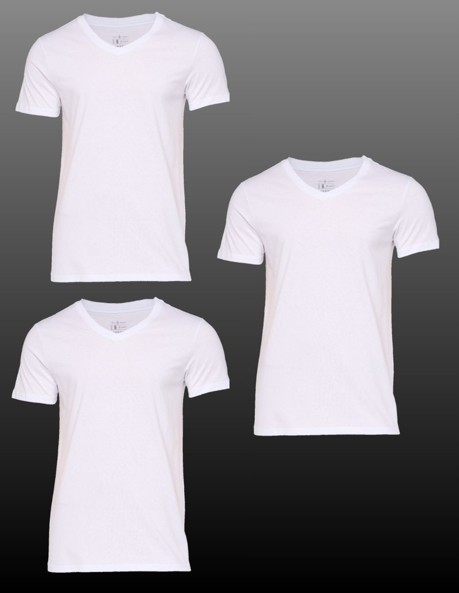 Playera john henry cuello v para hombre 2