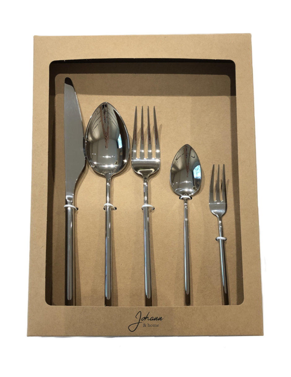 Set cubiertos Johann & Home de acero inoxidable 5 piezas 3