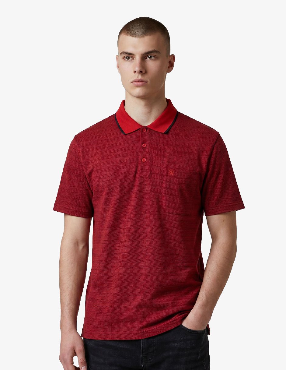 Playera tipo polo manchester para hombre
