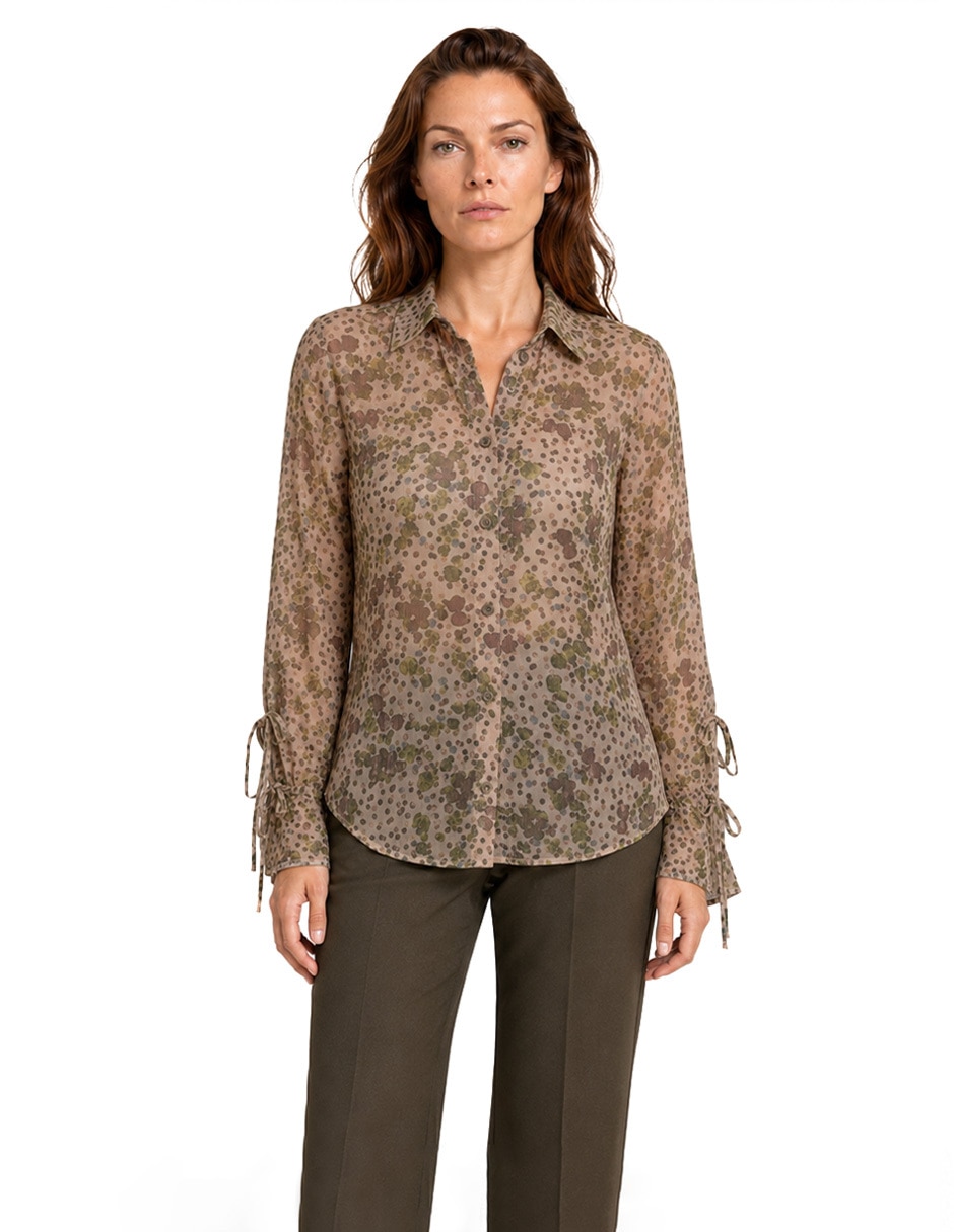Blusa foley's manga larga para mujer