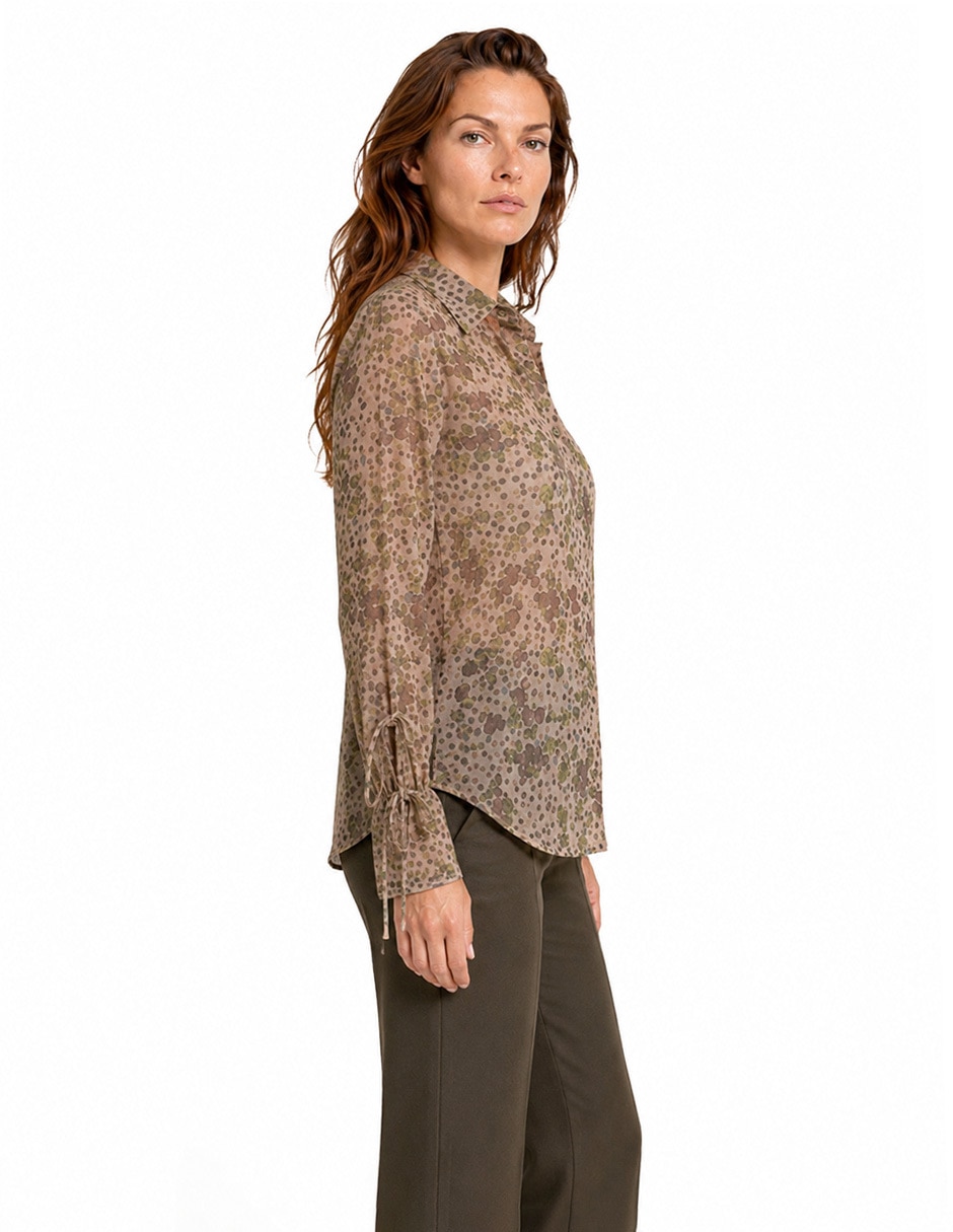 Blusa foley's manga larga para mujer