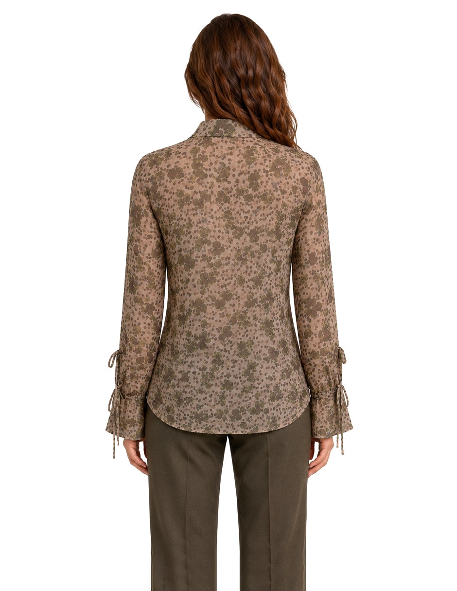 Blusa foley's manga larga para mujer