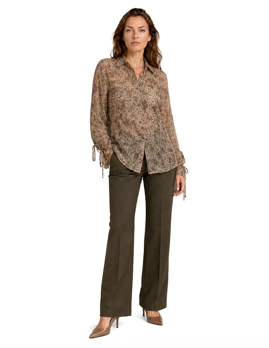 Blusa foley's manga larga para mujer