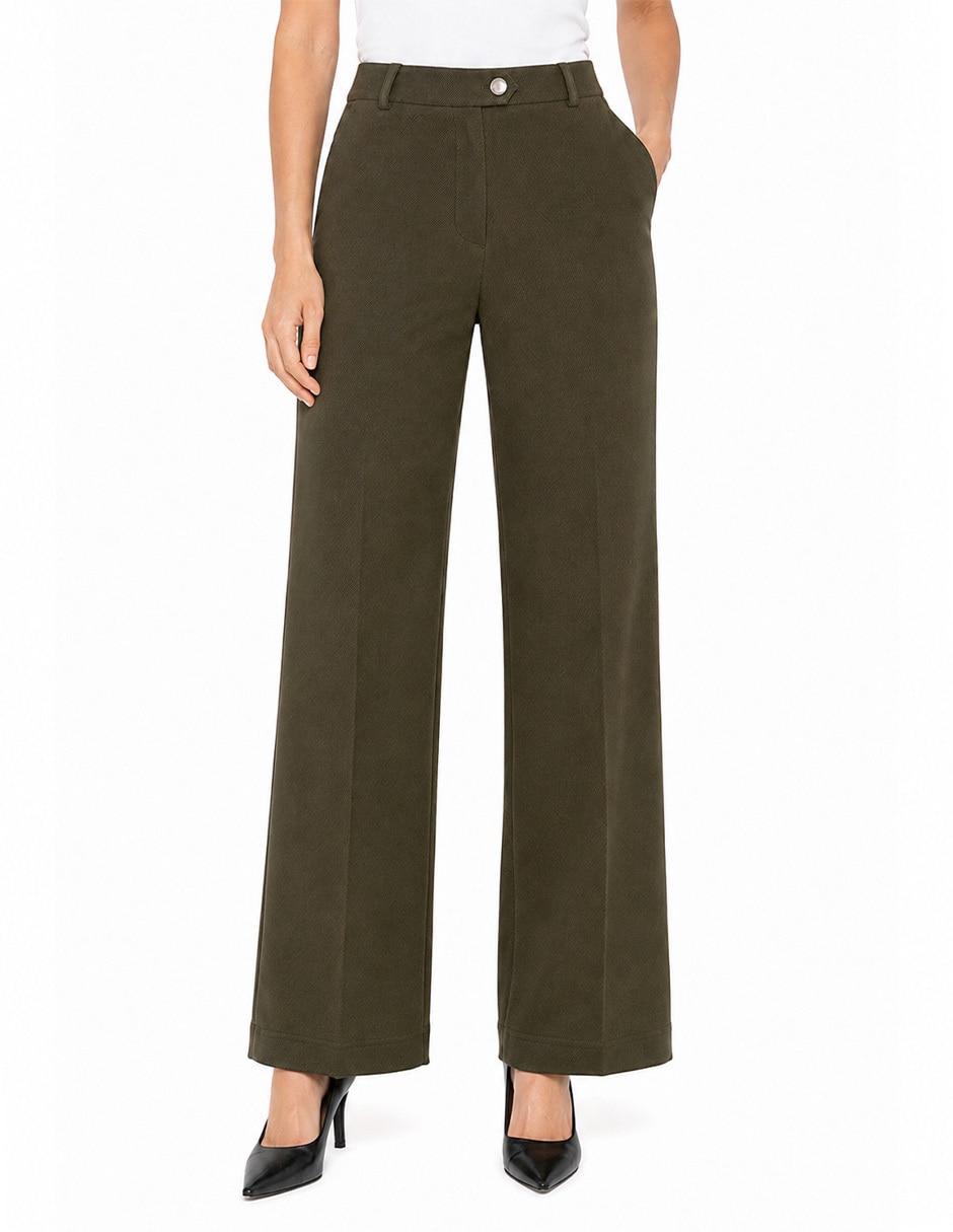 Pantalón regular foley's recto para mujer