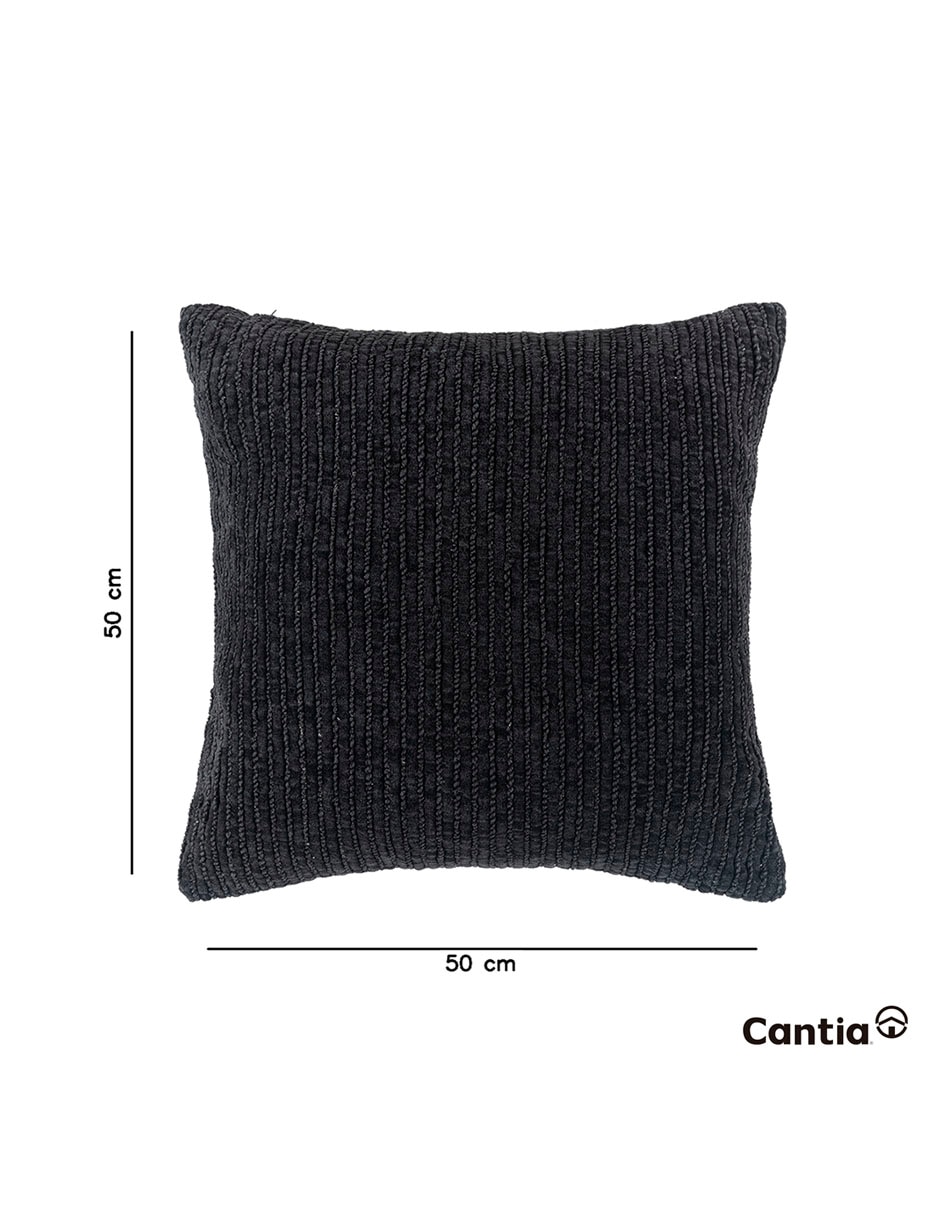 Cojín decorativo Cantia Grfaito Lineas 6