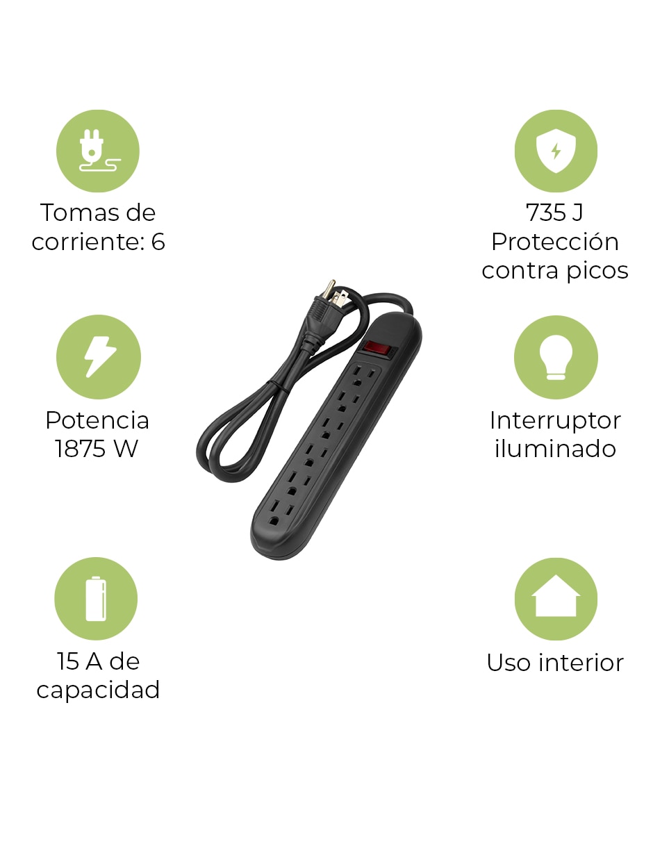 Multicontacto Eestevez de 6 contactos 3
