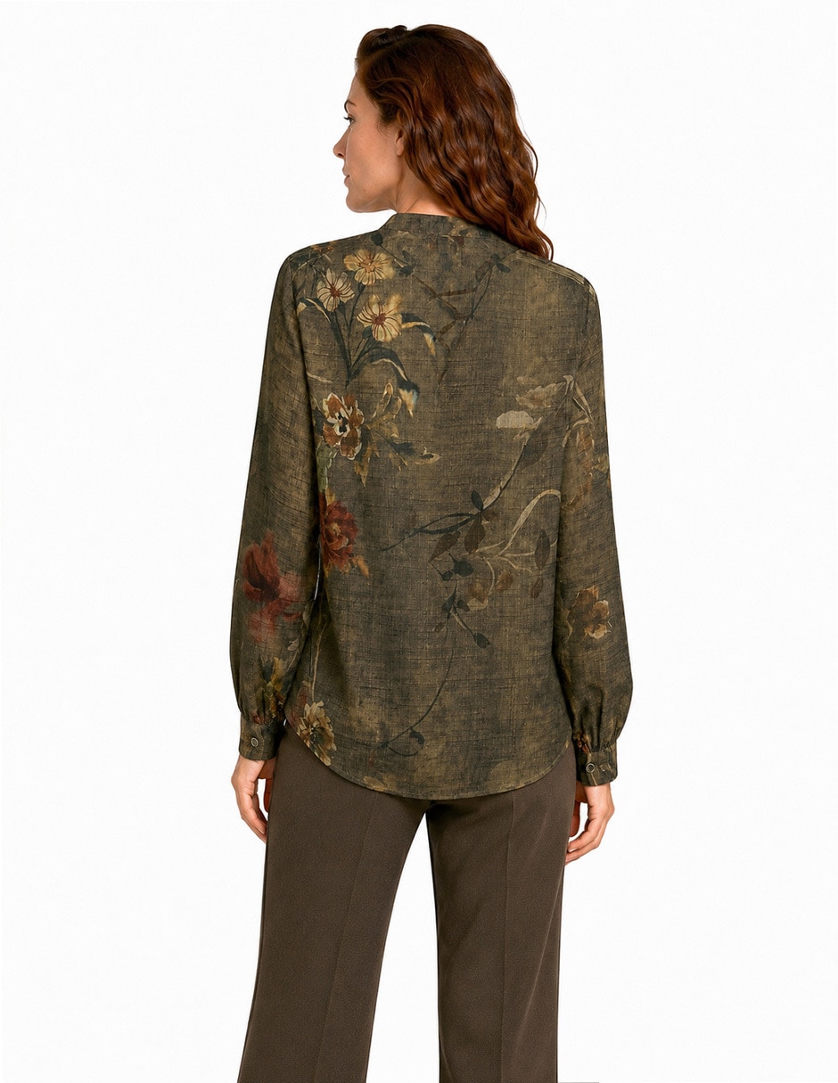 Blusa foley's manga larga para mujer