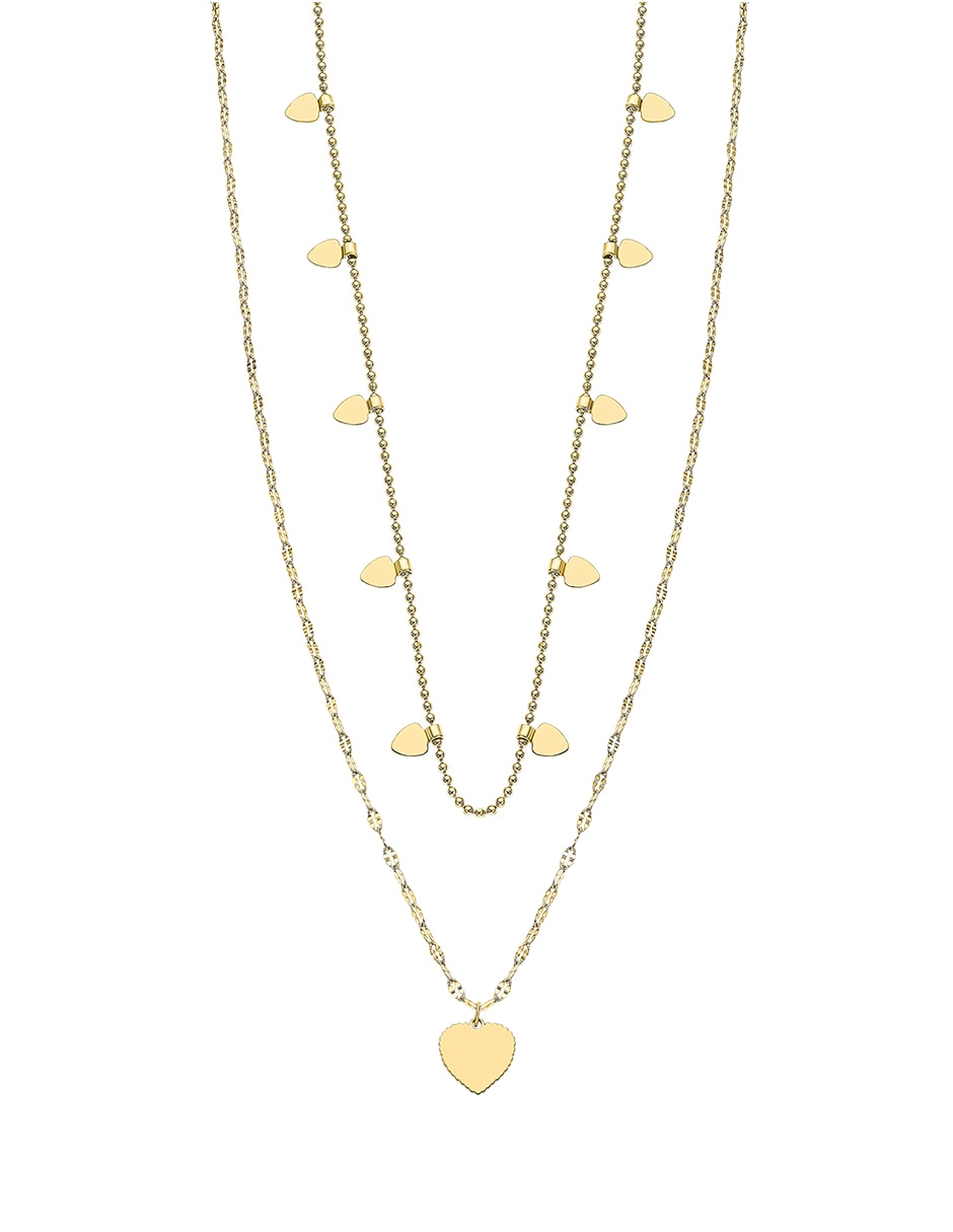 Collar lotus style woman's heart
