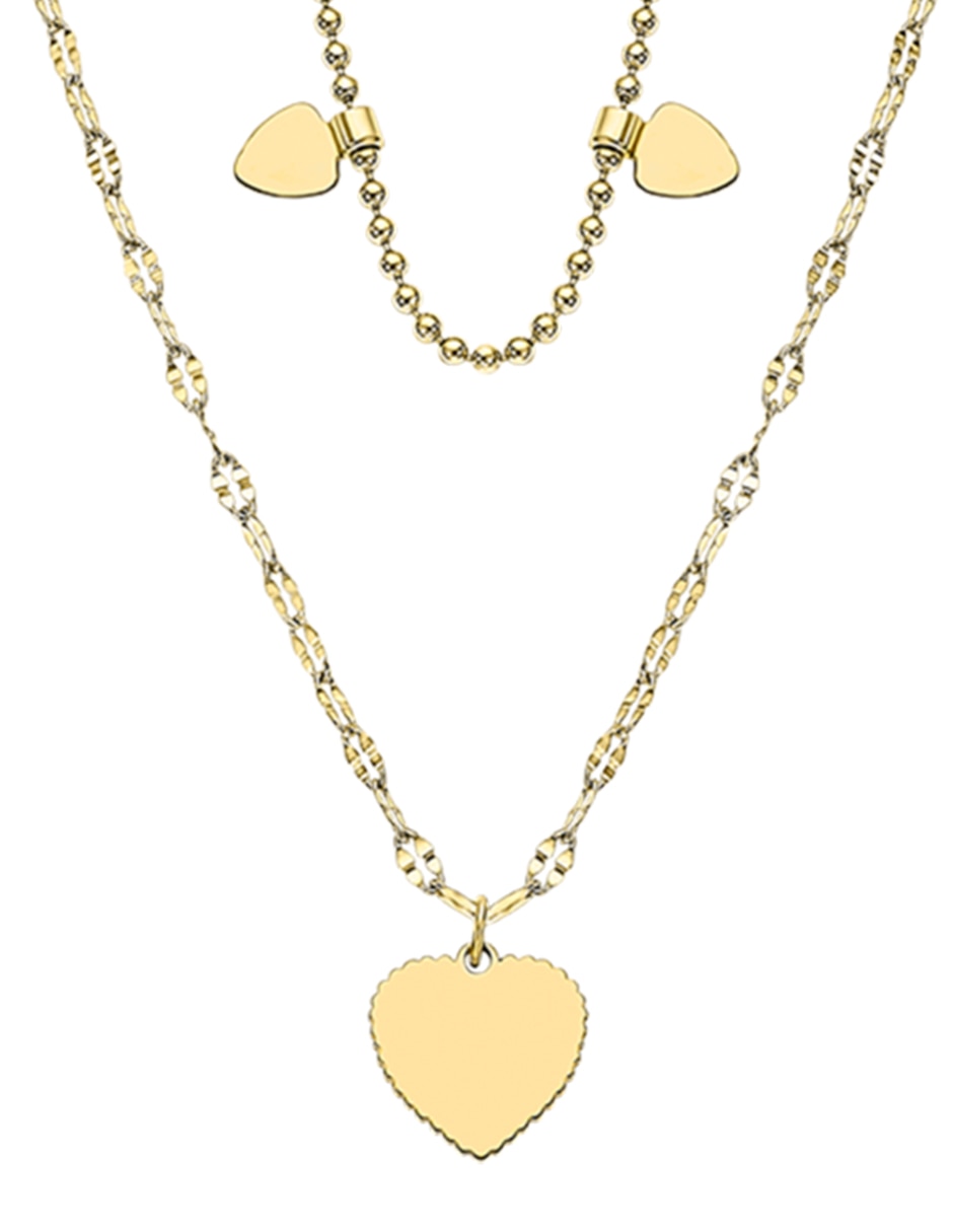 Collar lotus style woman's heart