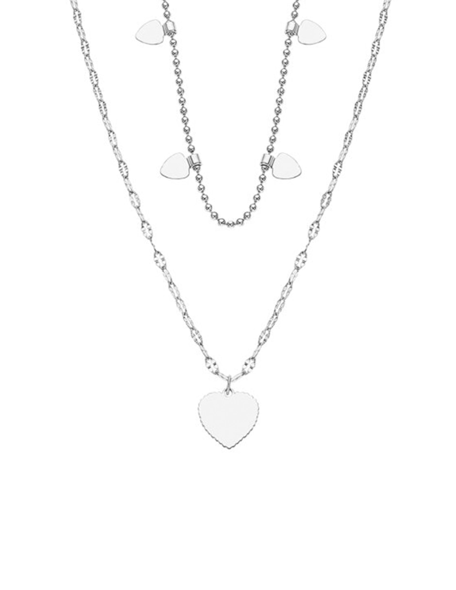 Collar lotus style woman's heart