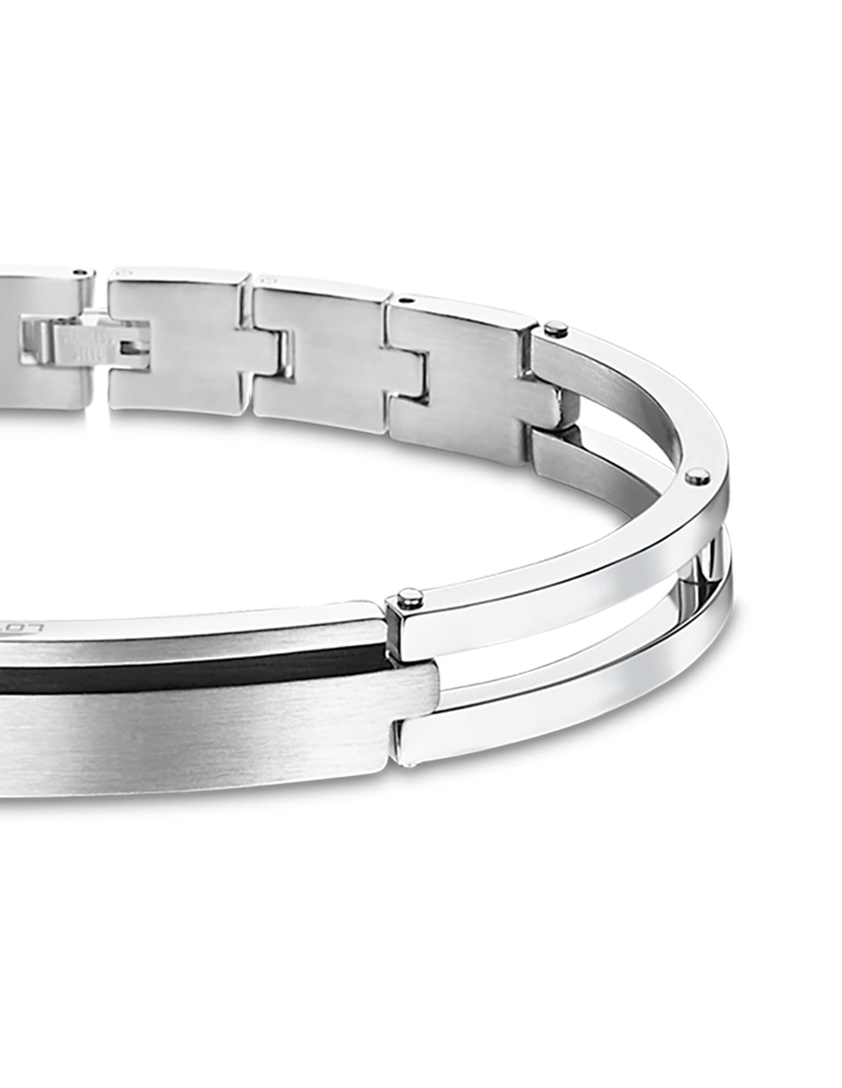 Pulsera lotus style men in black