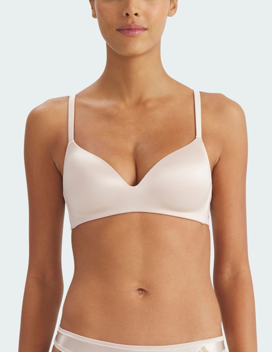 Brassiere escote profundo adidas copa sin copa para mujer