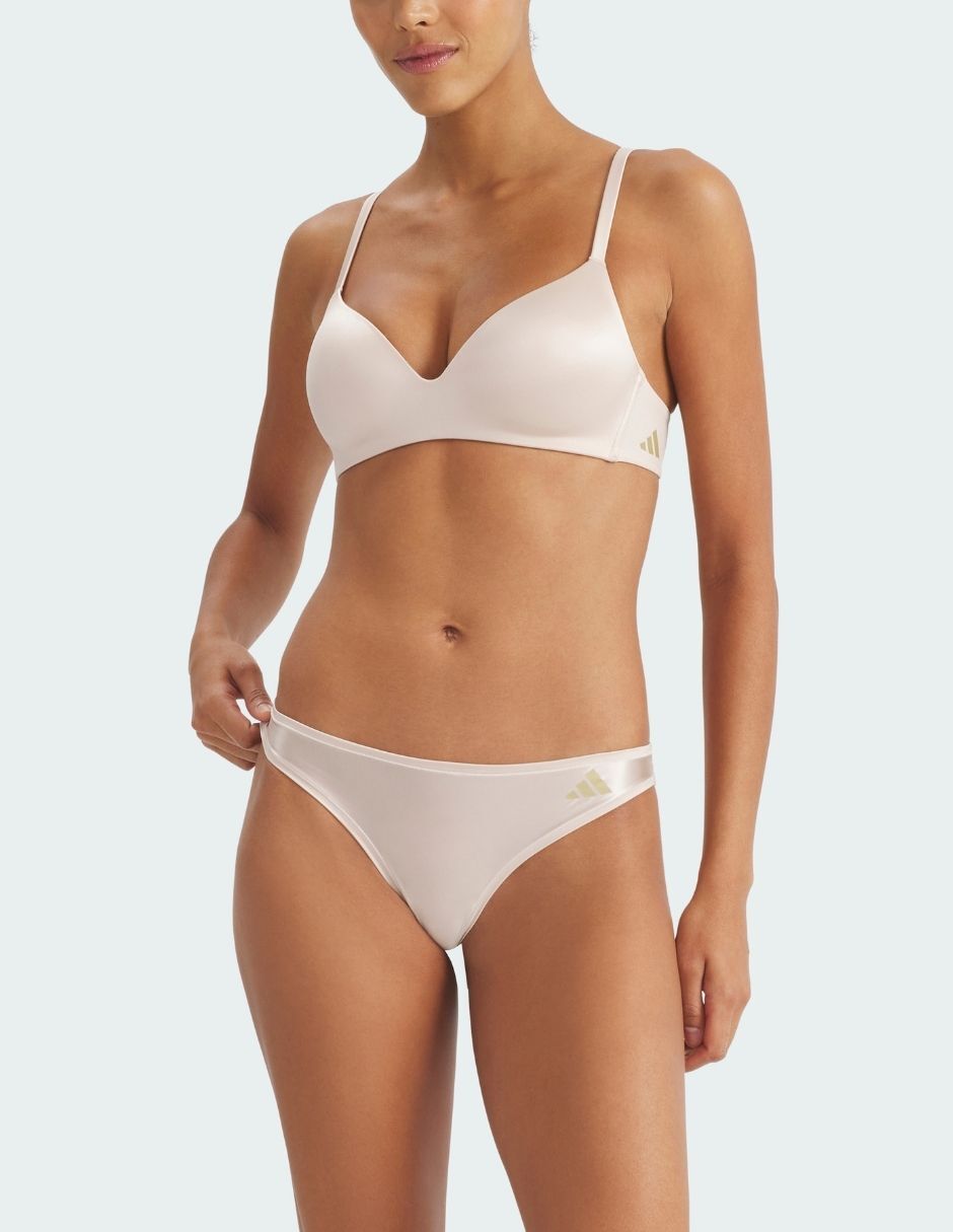 Brassiere escote profundo adidas copa sin copa para mujer