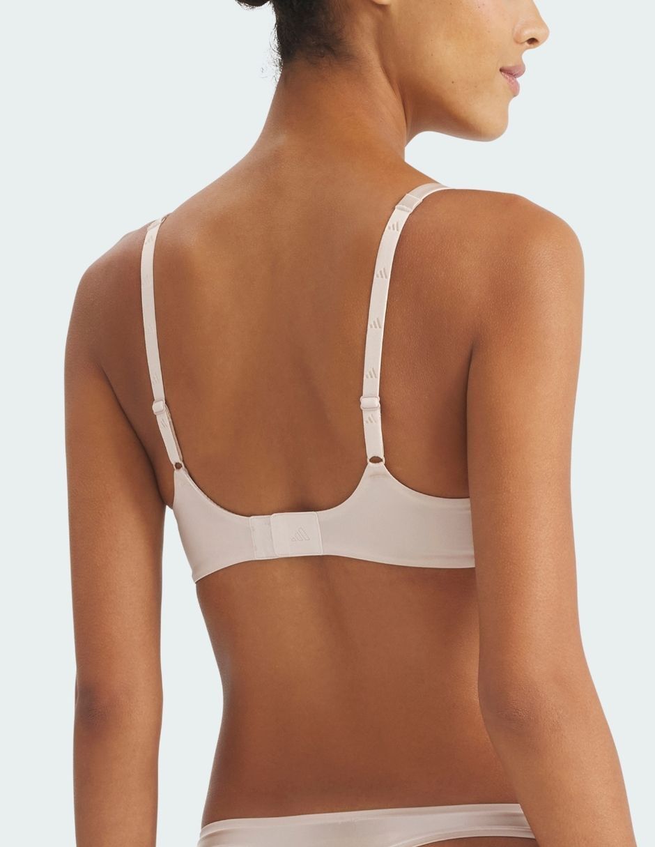 Brassiere escote profundo adidas copa sin copa para mujer
