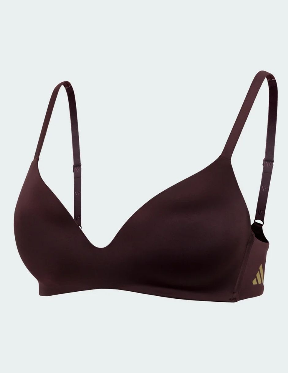 Brassiere escote profundo adidas copa sin copa para mujer