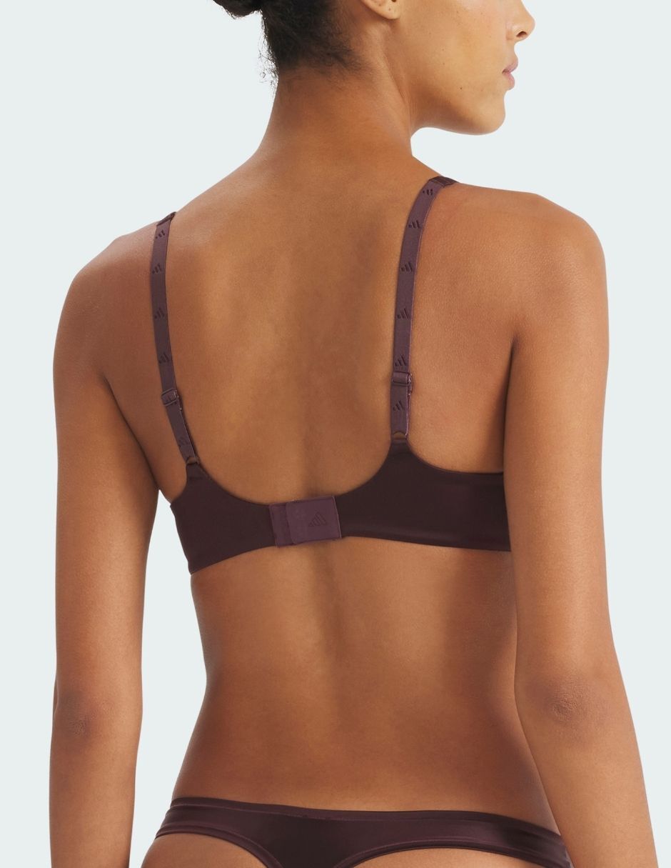 Brassiere escote profundo adidas copa sin copa para mujer