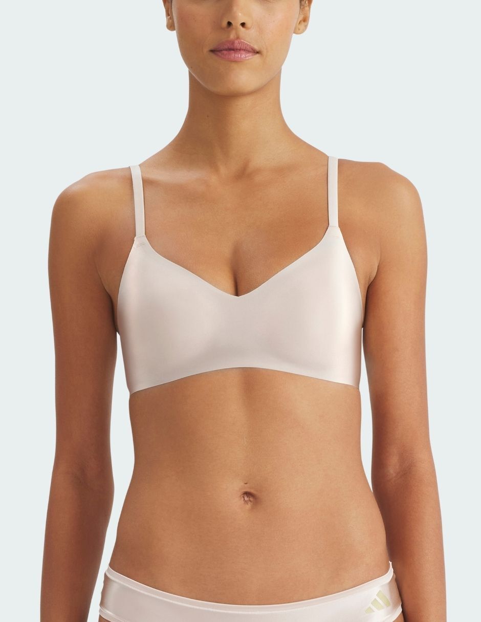 Brassiere escote profundo adidas copa sin copa para mujer