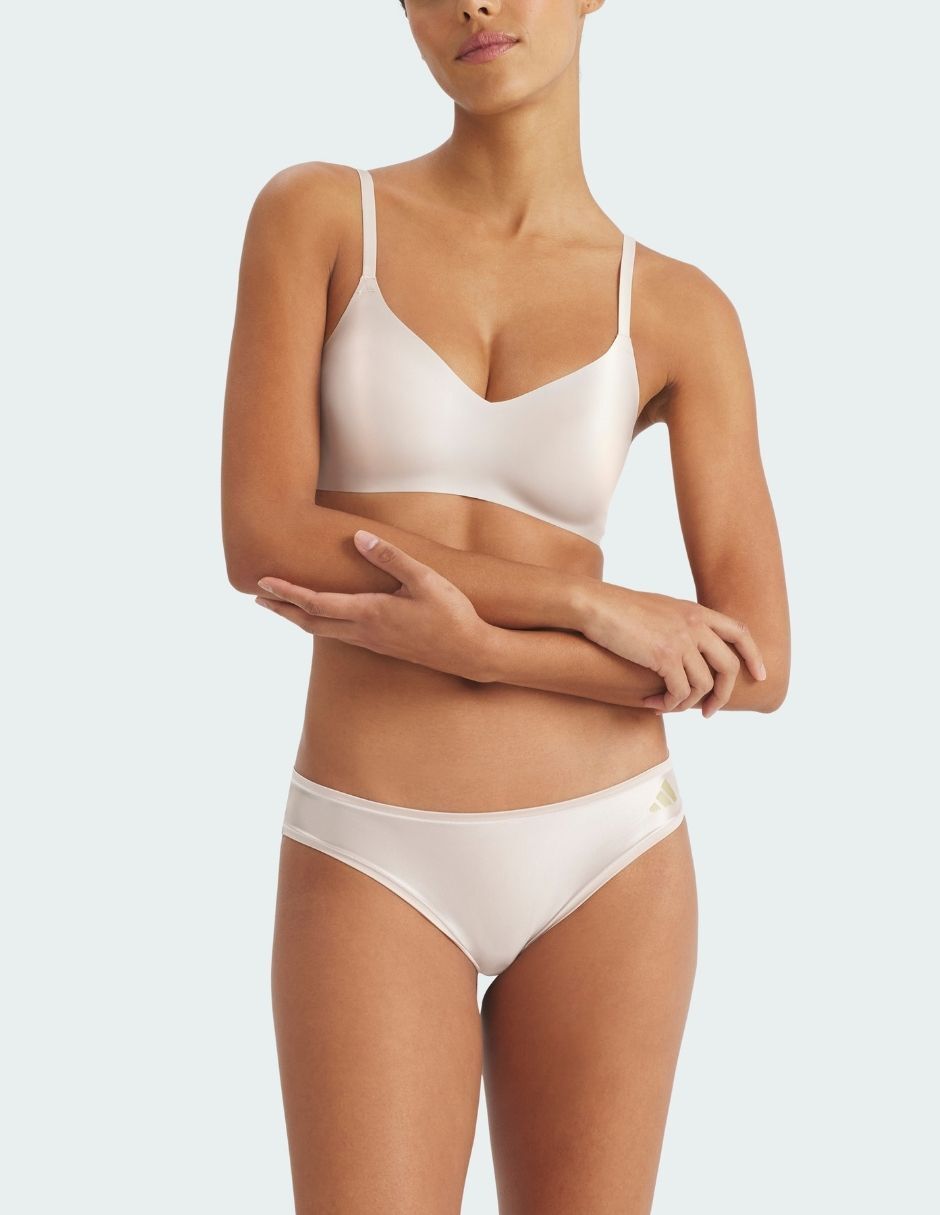 Brassiere escote profundo adidas copa sin copa para mujer