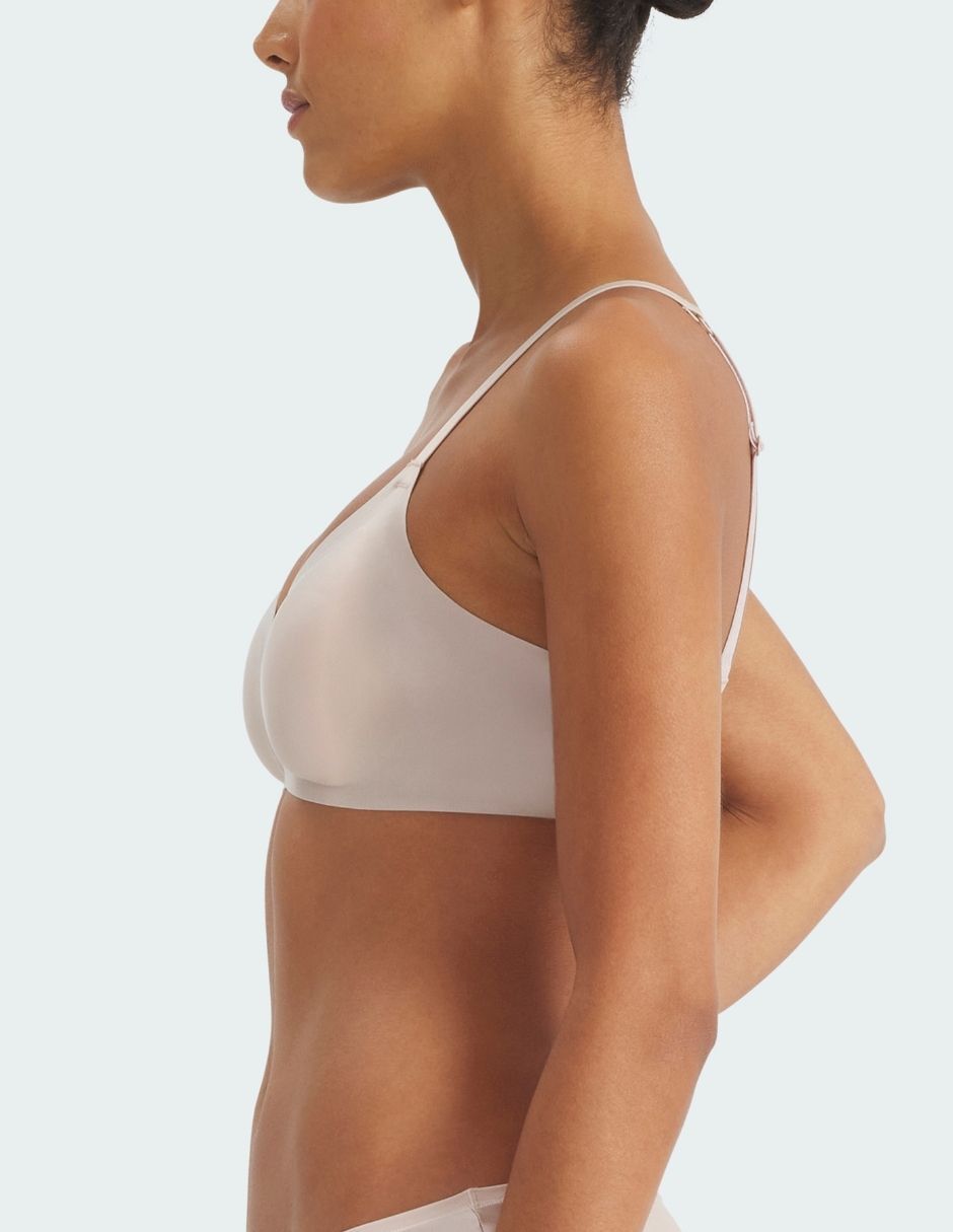 Brassiere escote profundo adidas copa sin copa para mujer