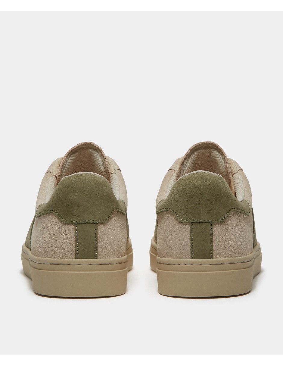 Tenis de piel para hombre