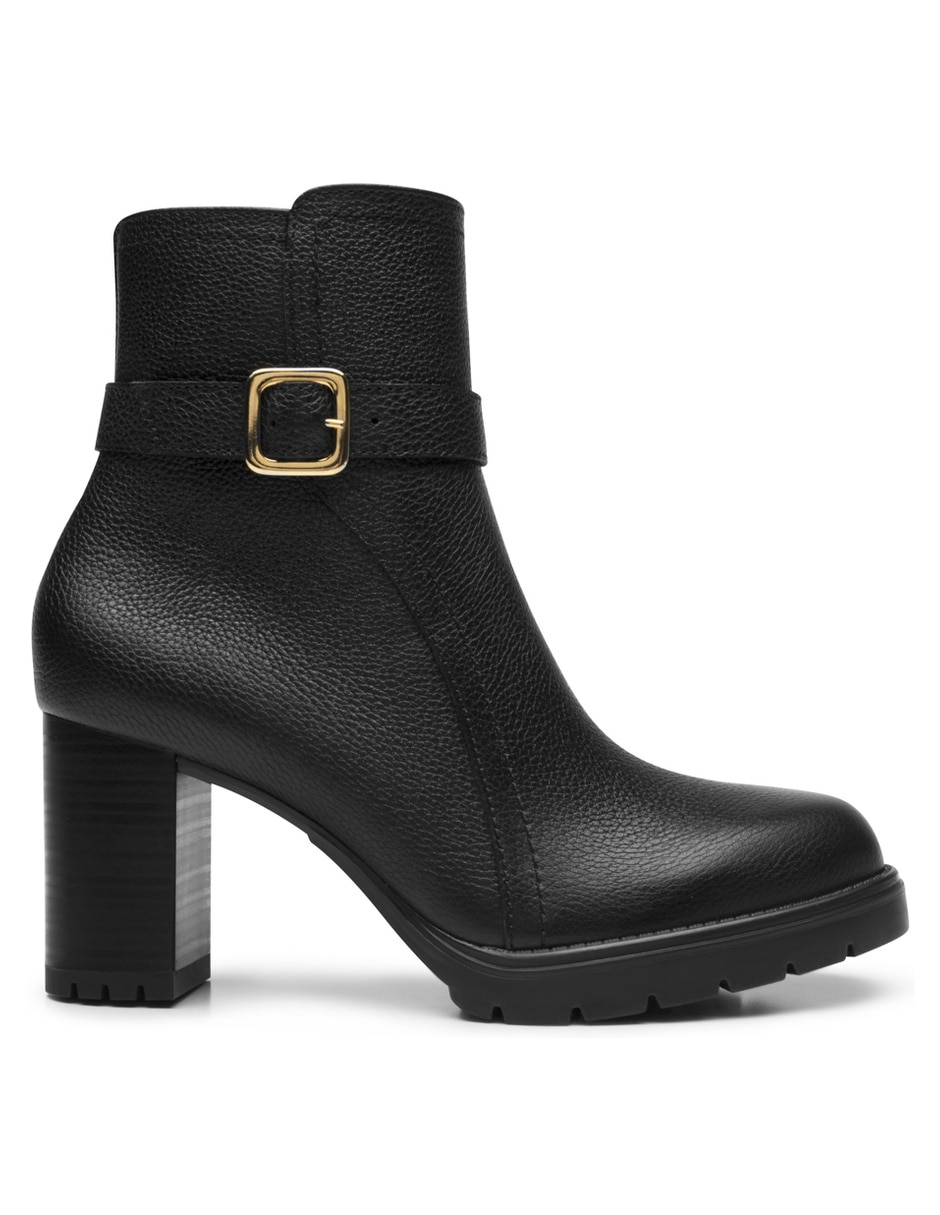 Botín arriba del tobillo de piel para mujer Botín arriba del tobillo de piel para mujer