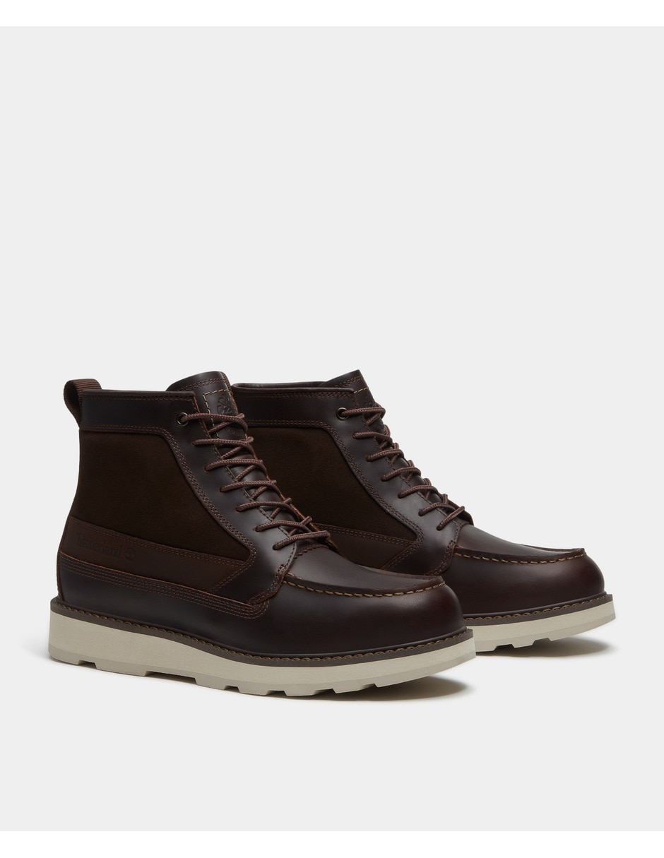 Bota britton mills de piel para hombre 4