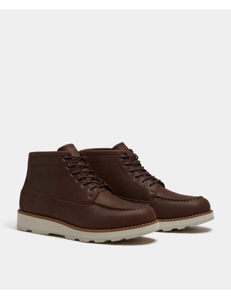 Bota britton mills de piel para hombre 4