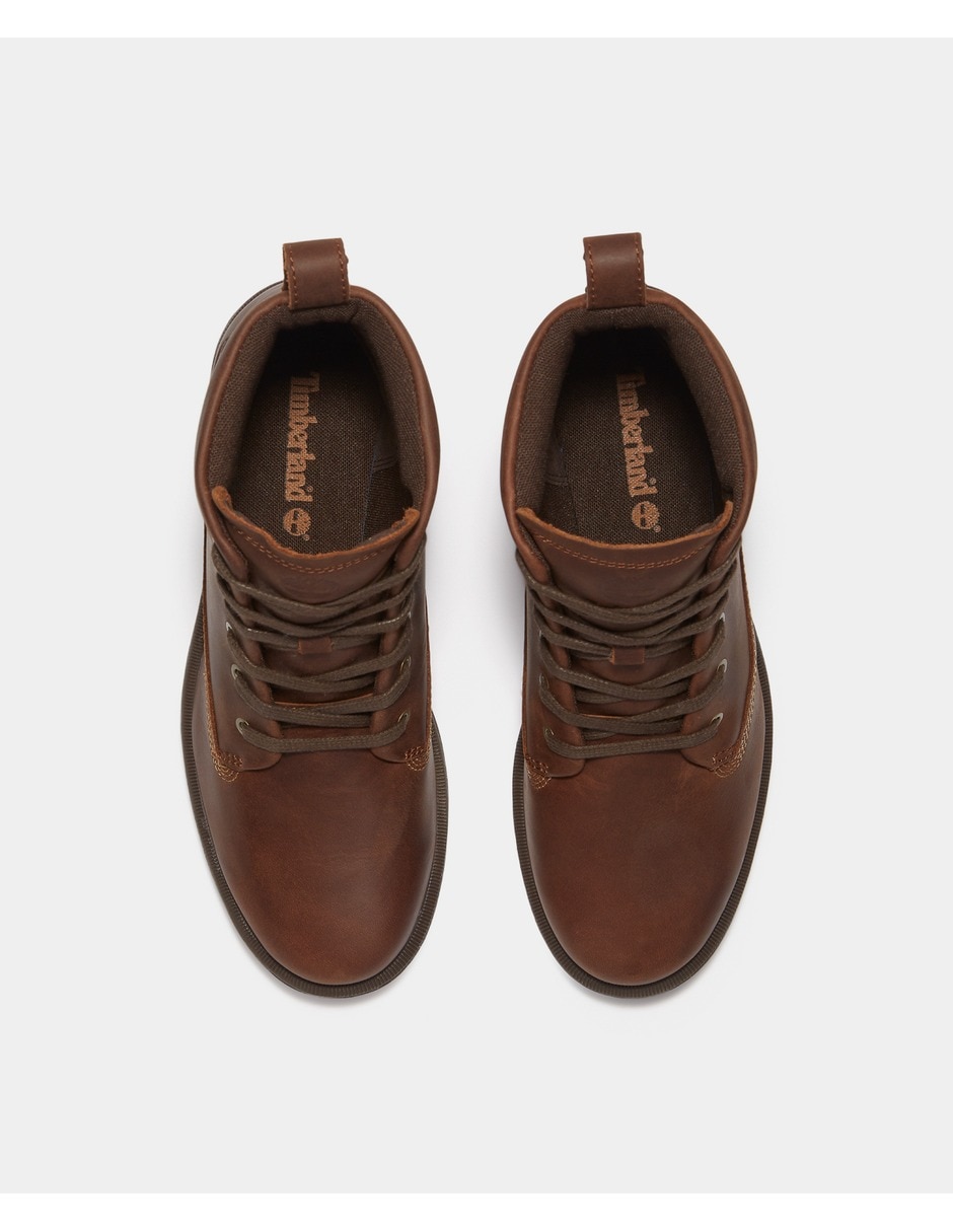 Bota al tobillo verona square de piel para mujer 2
