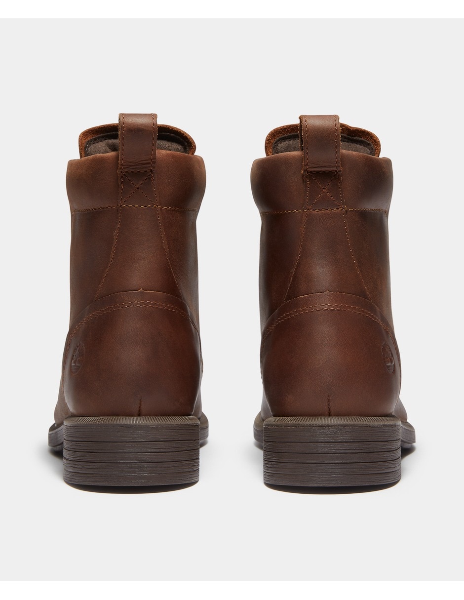 Bota al tobillo verona square de piel para mujer 5