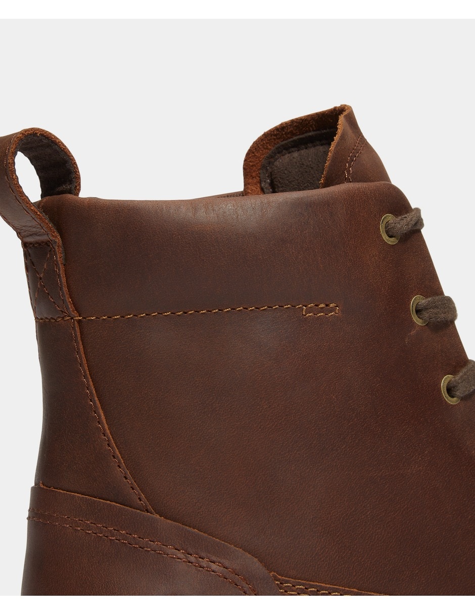 Bota al tobillo verona square de piel para mujer 7