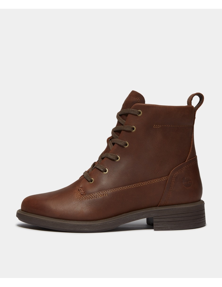 Bota al tobillo verona square de piel para mujer 8