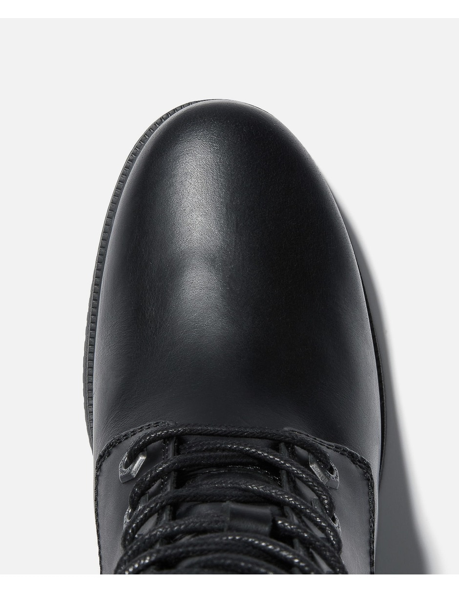 Bota al tobillo de piel para mujer