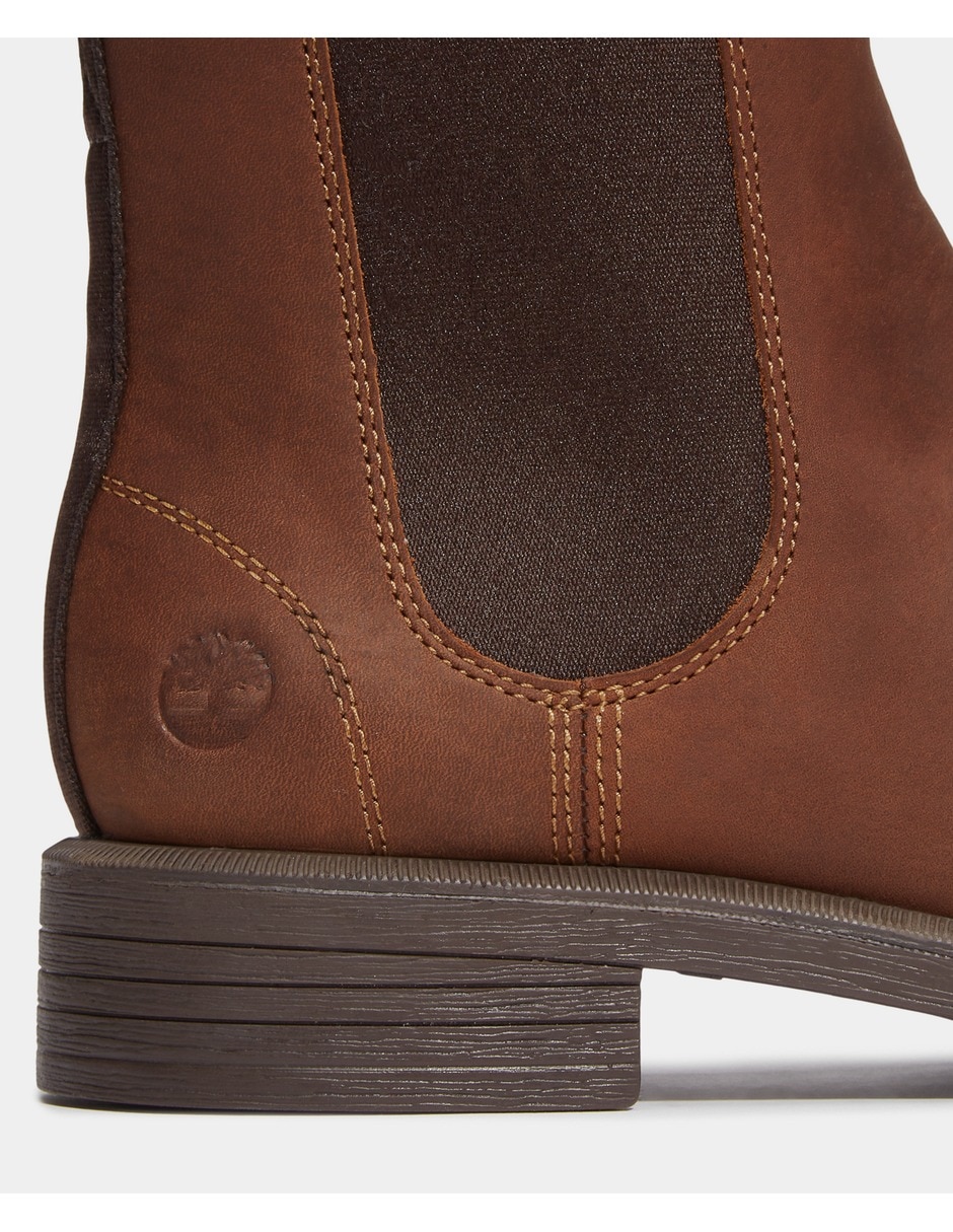 Bota al tobillo verona square de piel para mujer 7