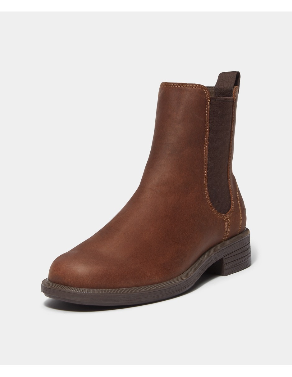 Bota al tobillo verona square de piel para mujer 9
